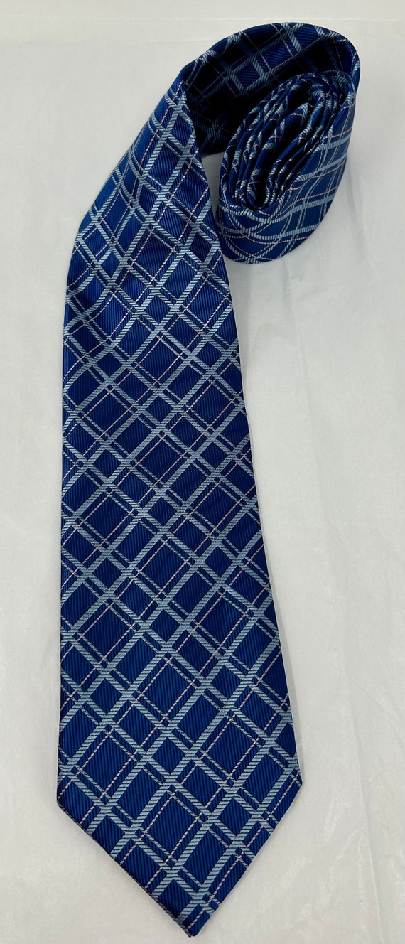 Burberry Burberry's silk arcade tie necktie blue … - image 5