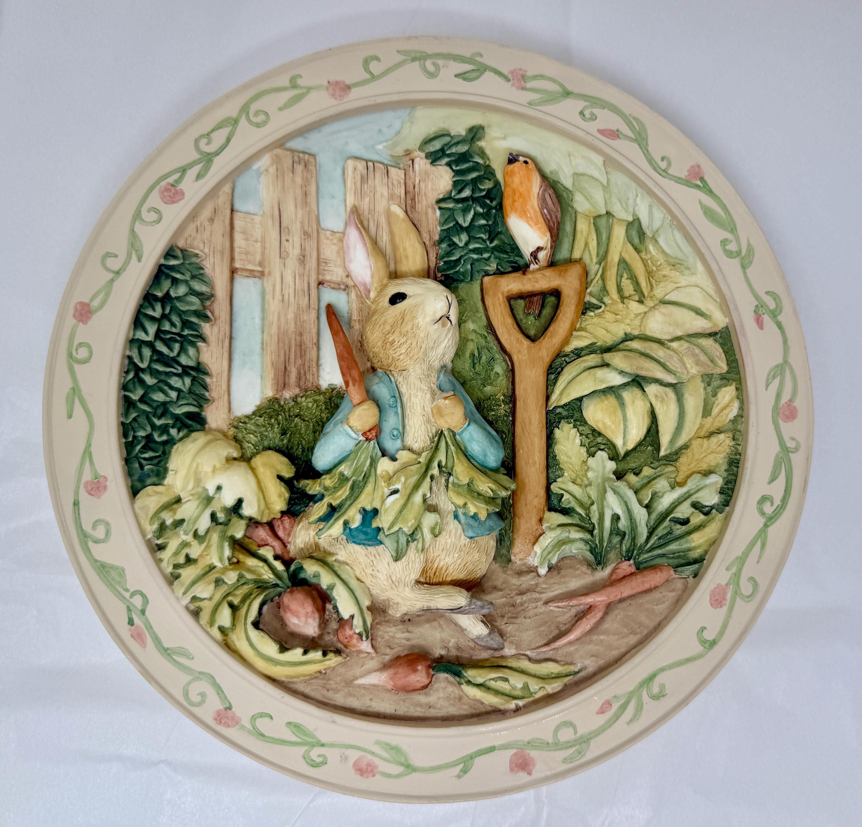 Vintage Beatrix Potter Collector Plate – “the Tale of Peter Rabbit