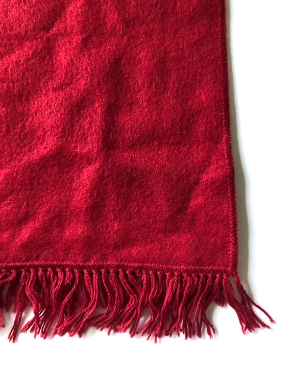 Indigenous One Weave 100% Alpaca Scarf Peru red - image 3