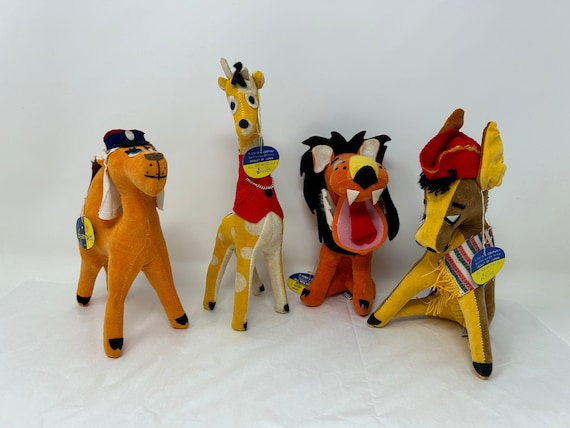 Vintage 1960s Dream Pets Lion Plush – Japan Stuffed Animal With