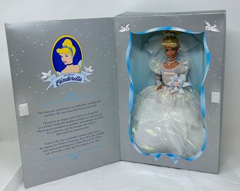 mint Barbie Cinderella Wedding Walt Disney Mattel bride doll