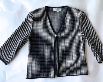 80s MARIE GRAY St.John ニットジャケット ビジューUSA製 Vintage St John Collection Marie Gray 4 Blazer Sweater Top Knit