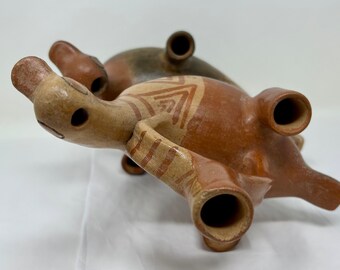 Vintage Herón Martínez Mendoza? Terracotta Pottery 2 Birds Mexico