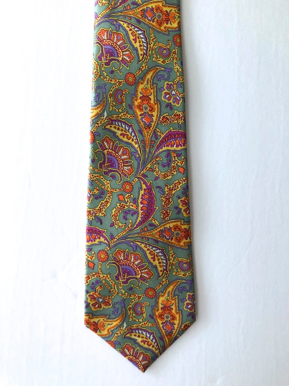 mint Jim Thompson silk tie necktie - image 7