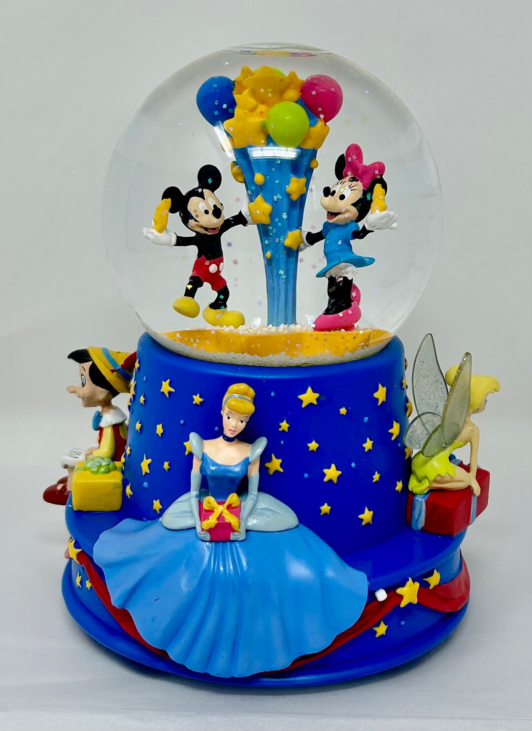 ディズニー　１００ＴＨ　バースディ・ミュージカル・スノーグローブ Walt Disney Musical 100th Birthday Glass Snow Globe Limited