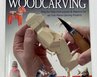 Art & Technique of Scandinavian Style Woodcarving book Harley Refsal figurines wood