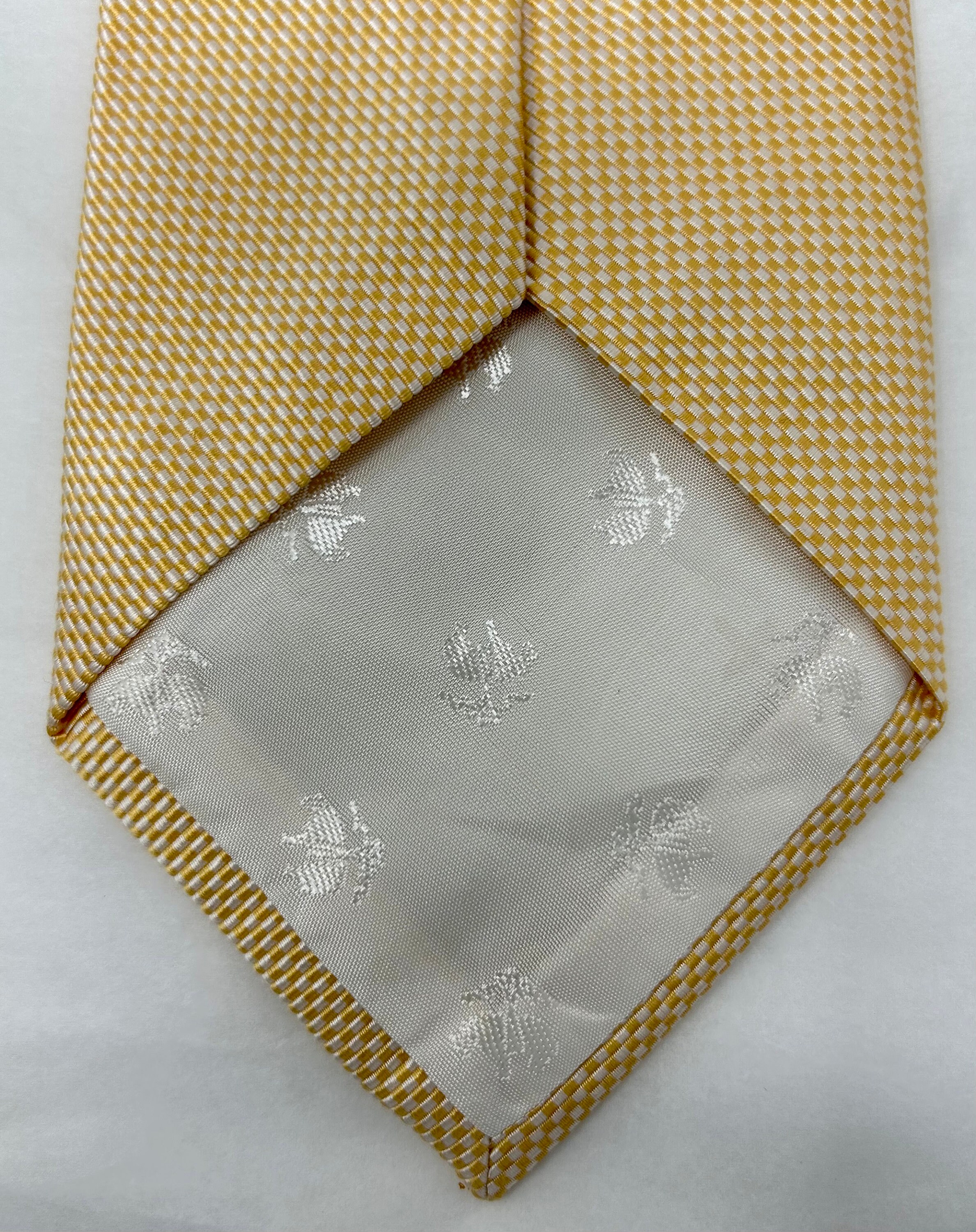Cravate Brooks Brothers 100% Soie Jaune Avec Ours Polaires - Occasion élégante