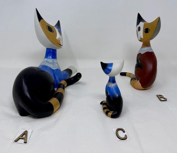 Goebel Rosina Wachtmeister Cat Figurines Choice of Amico Stella or
