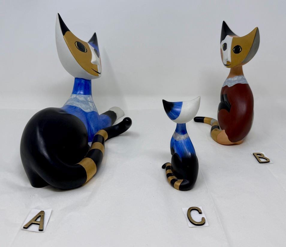 Goebel Rosina Wachtmeister Cat Figurines Choice of Amico Stella or