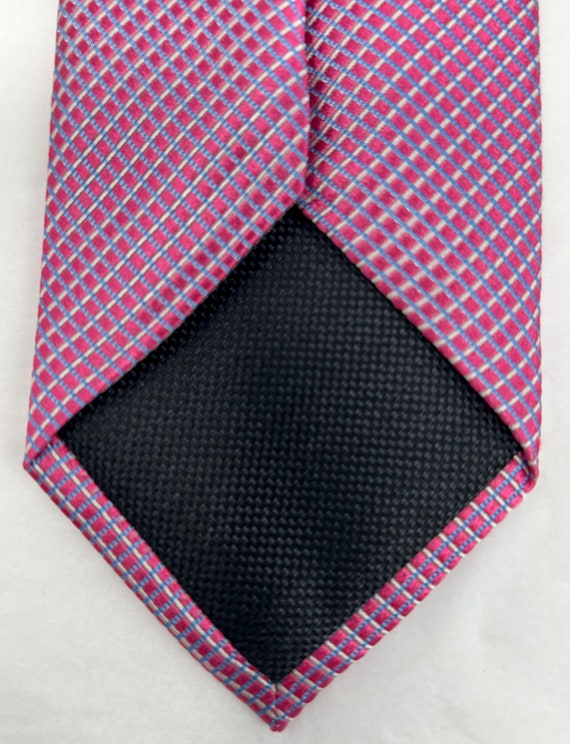 Nordstrom brocade pink tie necktie 100% silk classic necktie View 4