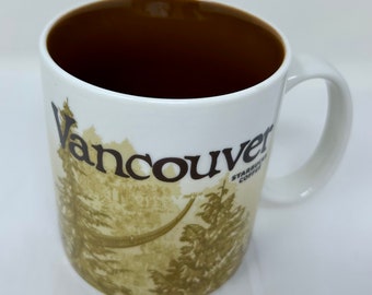 Starbucks Vancouver Collector Series Mug 2009 16 oz Canada Coffee Cup