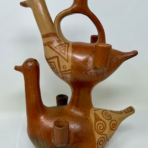 工芸品 Heron Martinez Mendoza pottery Heron Martinez Mendoza, Mexican Folk Art, Duck Candelabra