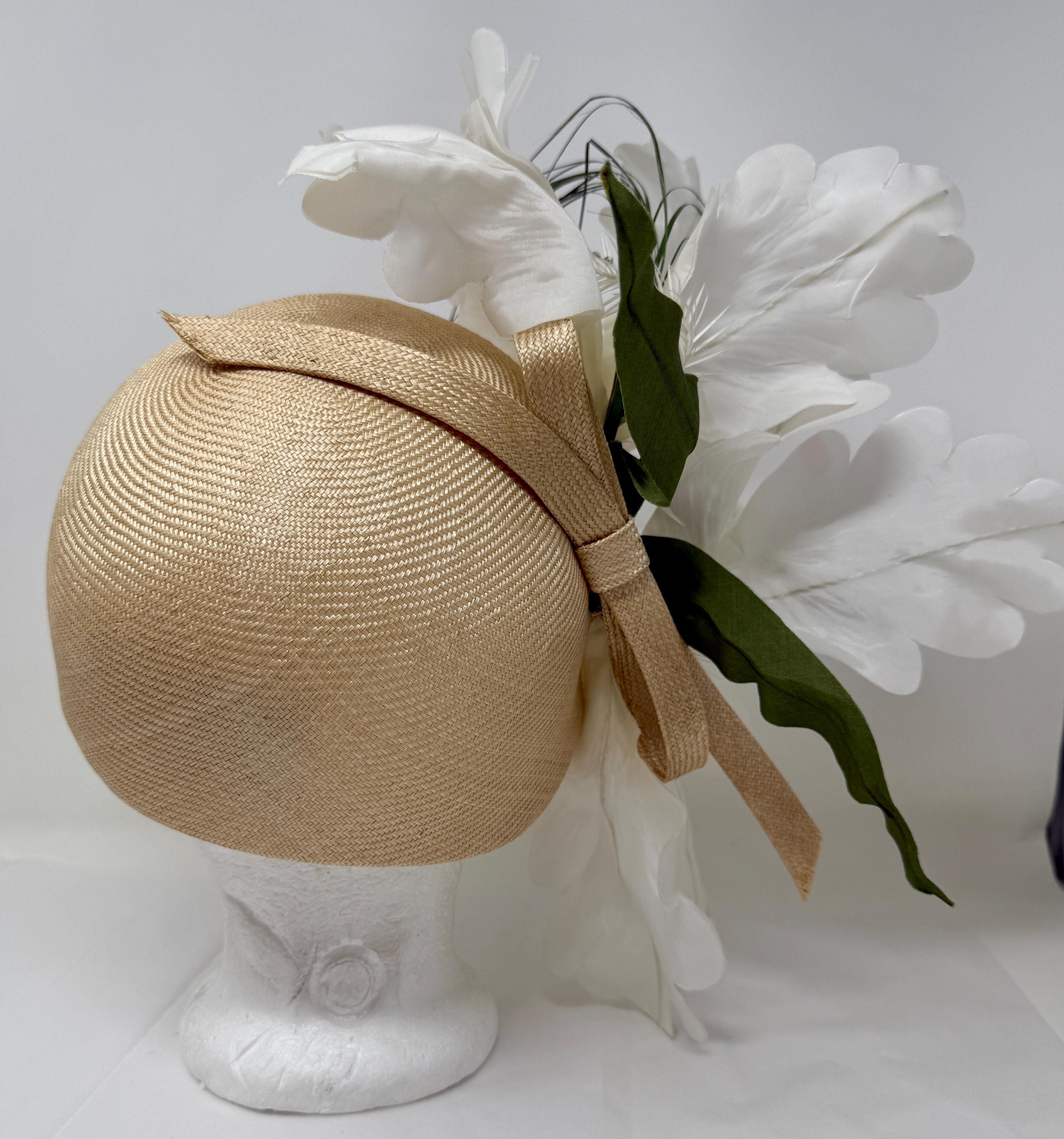 Vintage Jack McConnell Boutique White Wide Brim Flouncy Ruffled Hat Wedding Tea Jack Mcconnell Hats - Etsy main image 3
