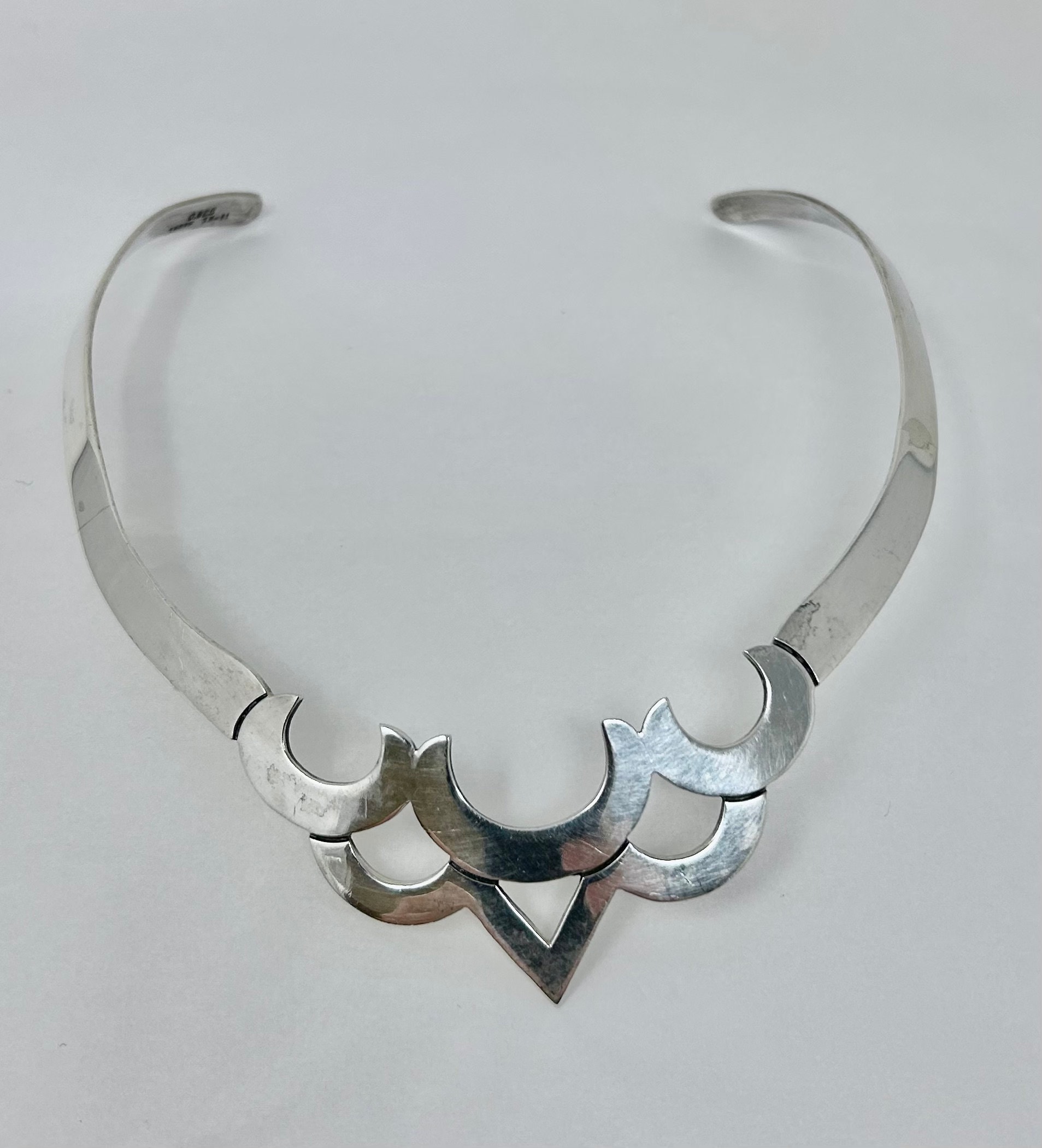 Vintage メキシコ製TAXCO シルバー925 モダニスト スターリング ヴィンテージ タスコ メキシコ 職人手作り スターリングシルバー 925