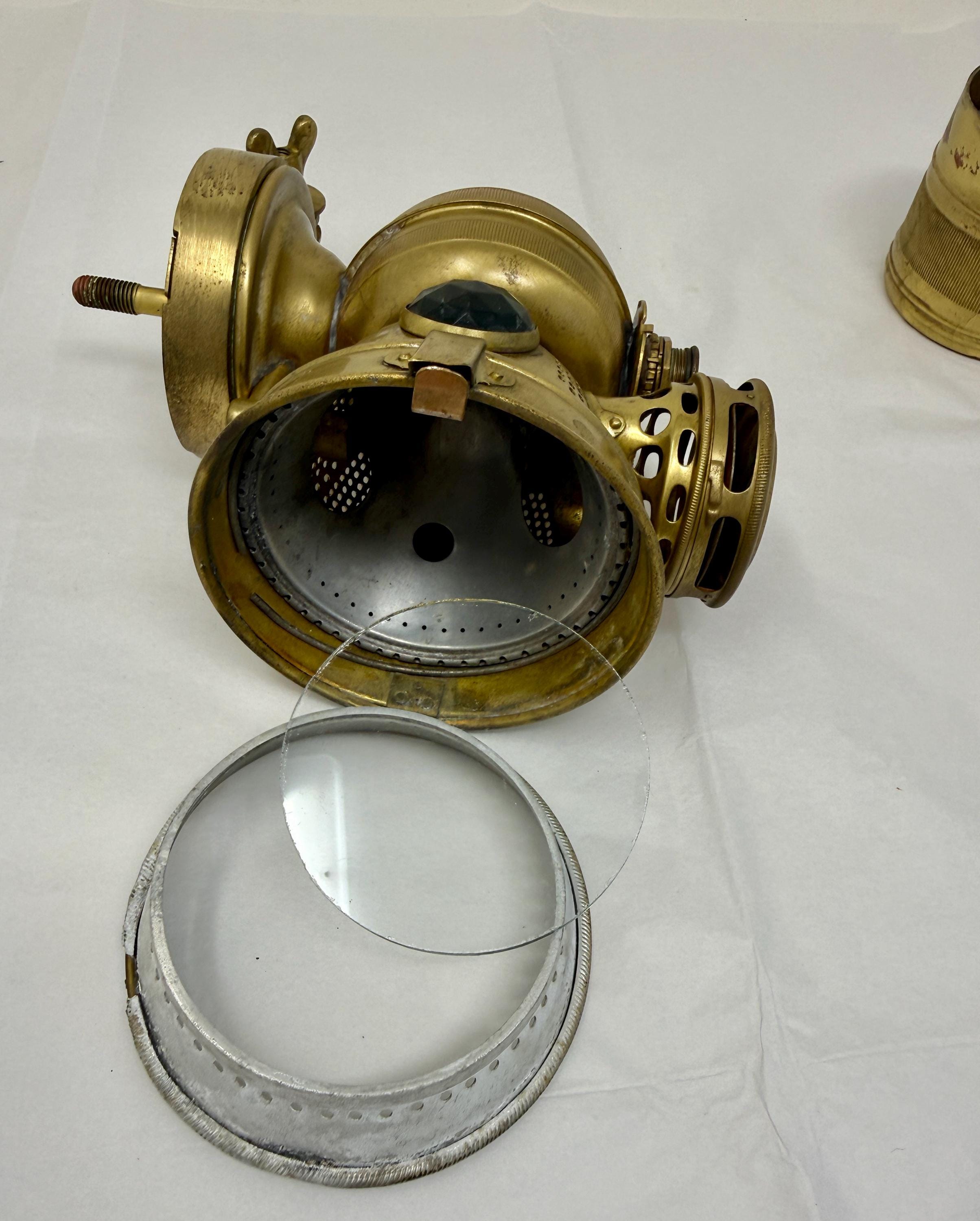Antique 20th Century Mfg Co Brass Bicycle Carbide Lamp | Twentieth