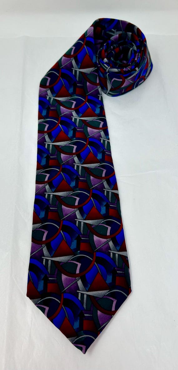 J. Garcia Silk Tie - Clockworks Collection Eight … - image 6