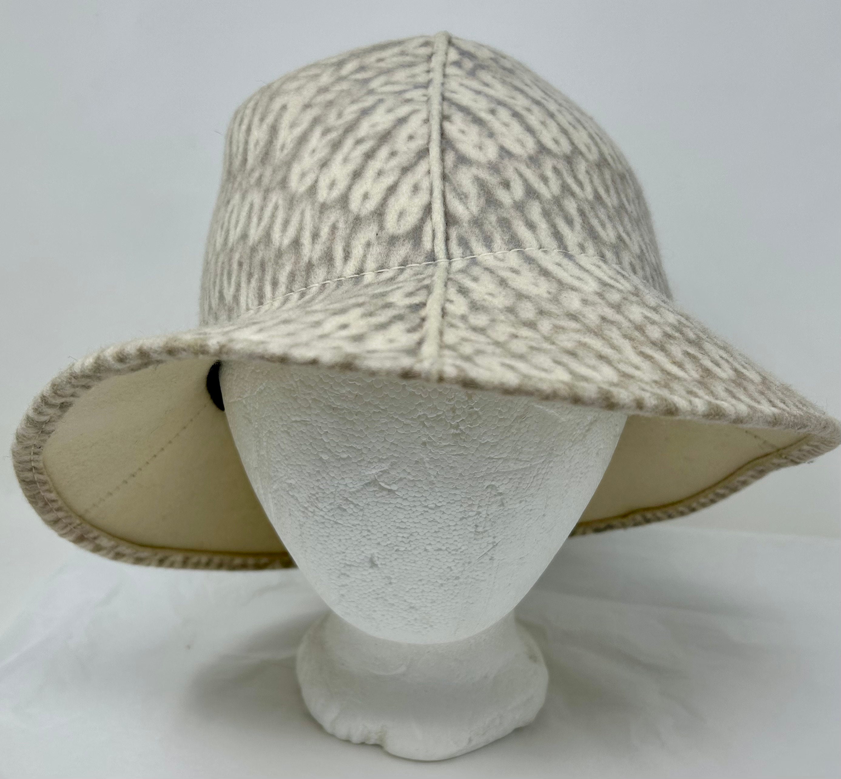NORDSTROM Vintage Wool Bucket Hat Vintage Nordstrom Womens Italy Black Wool | Mercari main image 3