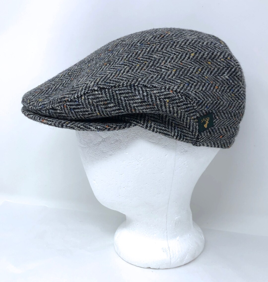 Newsboy Cap Irish Wool Mucros Weavers Trinity Flat Cap Green