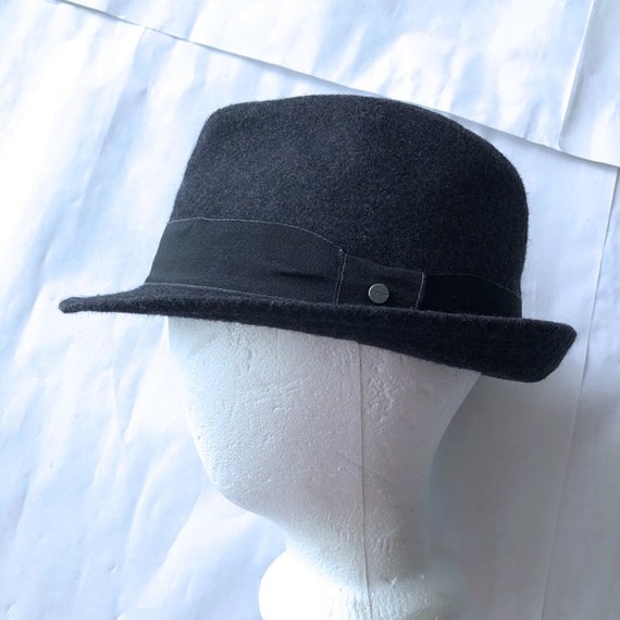 men's Stetson Fedora Charcoal Gray Wool hat - image 1