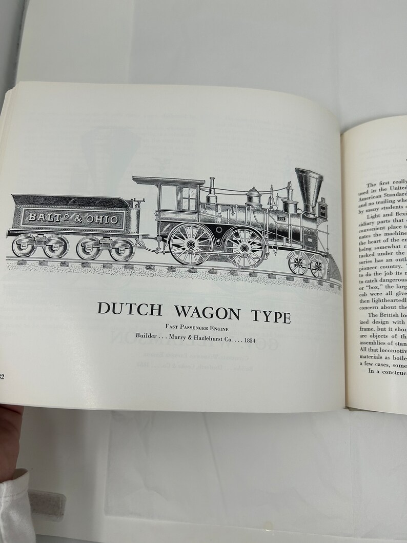 1962 Frühe amerikanische Dampflokomotiven, 1. Sieben Jahrzehnte, 1830-1900. Text und Zeichnungen von Reed Kinert Bild 8