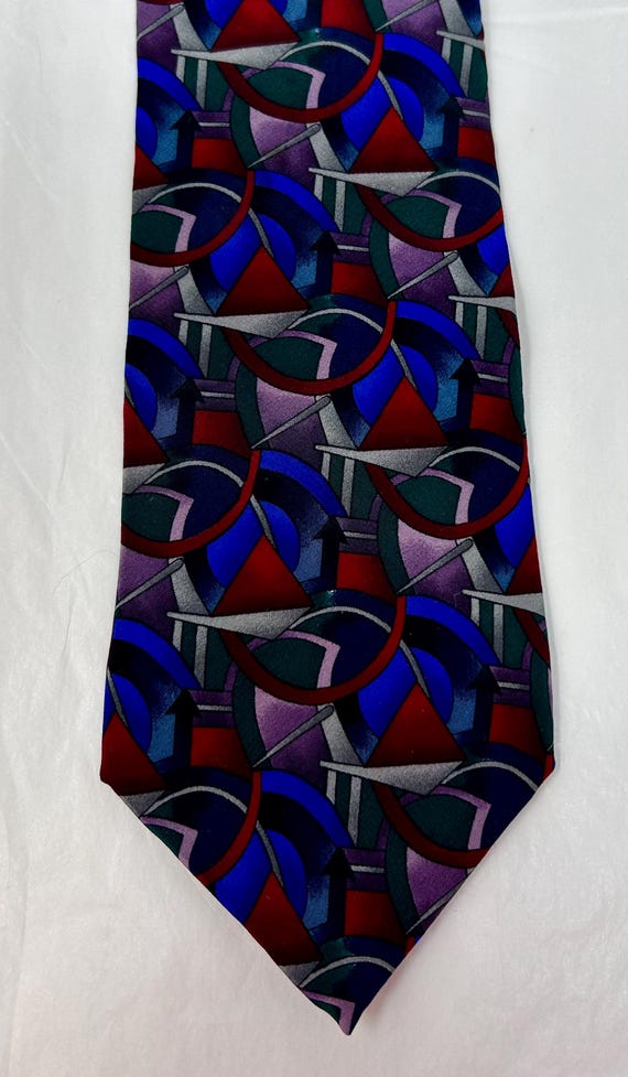 J. Garcia Silk Tie - Clockworks Collection Eight … - image 5