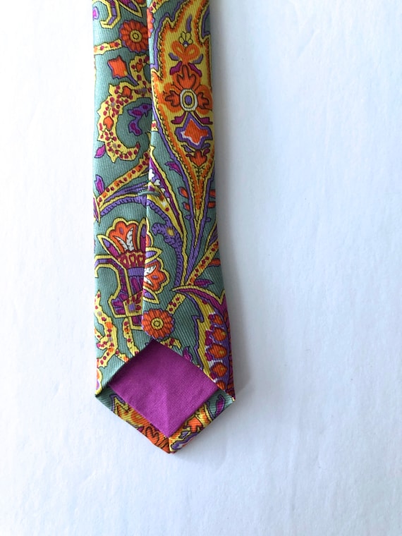 mint Jim Thompson silk tie necktie - image 4