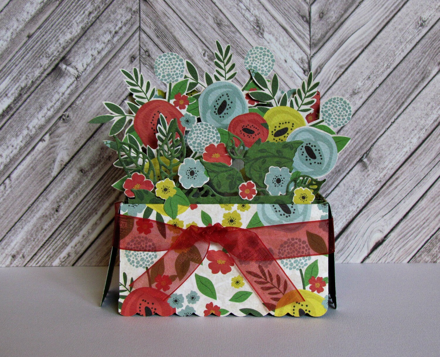 Greeting Card. Pop up Greeting Card. All Occasion. Flower Etsy