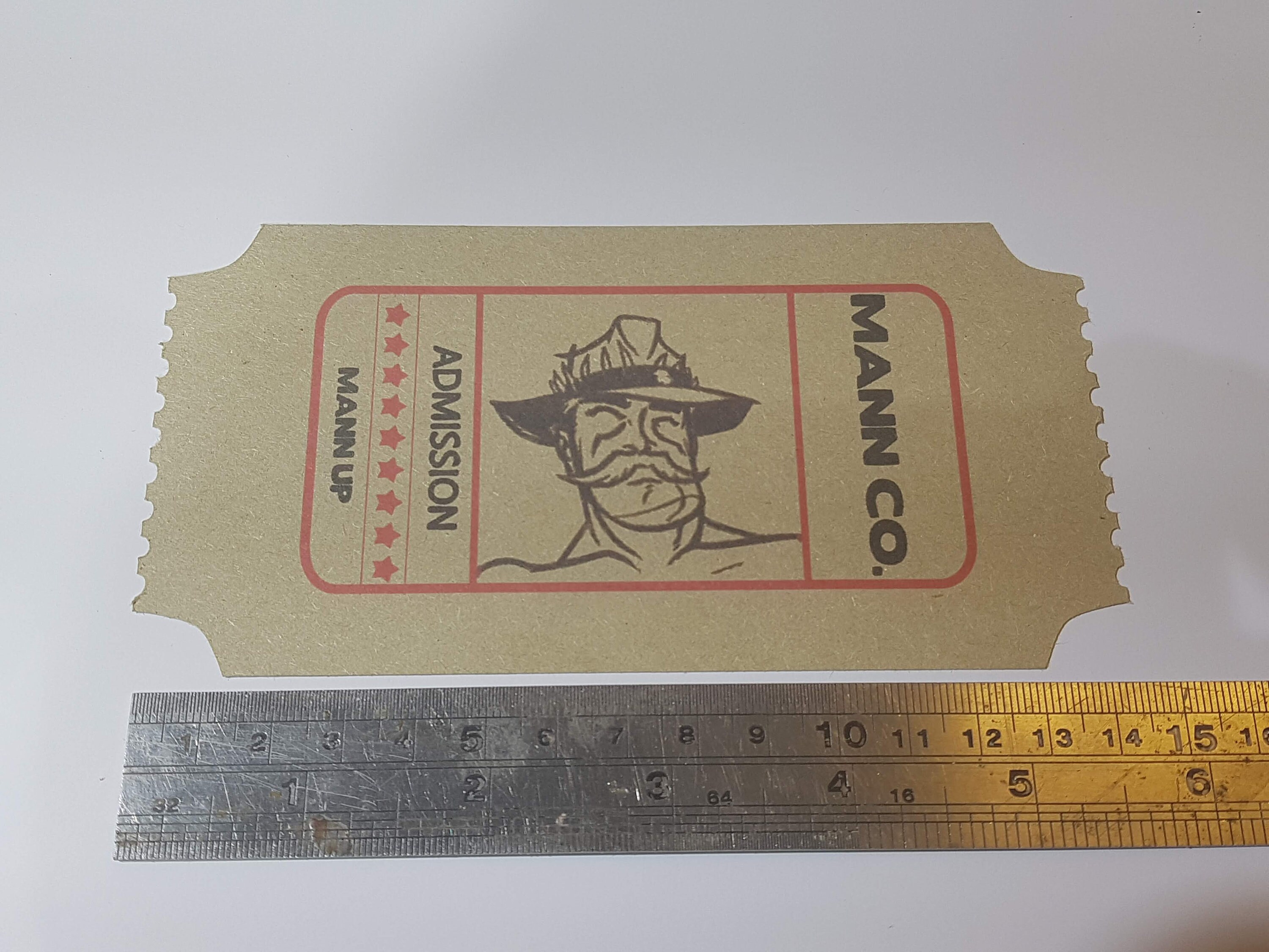 MVM Tour of Duty Ticket Etsy UK