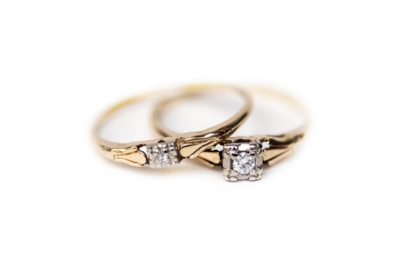 vintage keepsake wedding rings