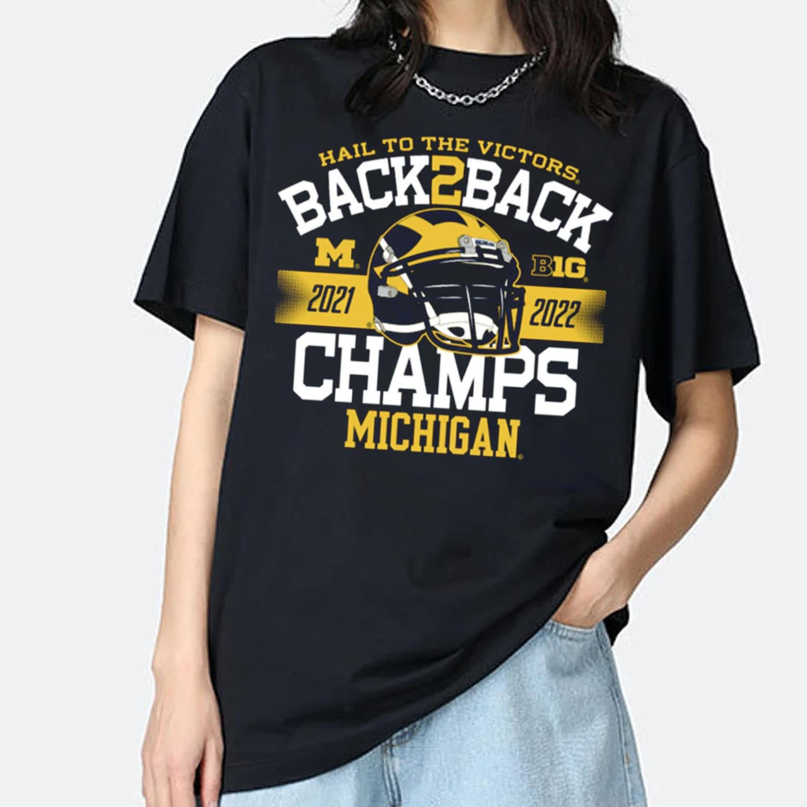 Discover Michigan Back To Back Big Ten Championship 2022 Shirt