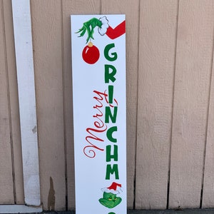 Merry Grinchmas, Grinch Welcome Sign, Christmas Welcome Sign, Merry Grinchmas Door Welcome Sign, Grinch Door Welcome Sign,Christmas DoorSign