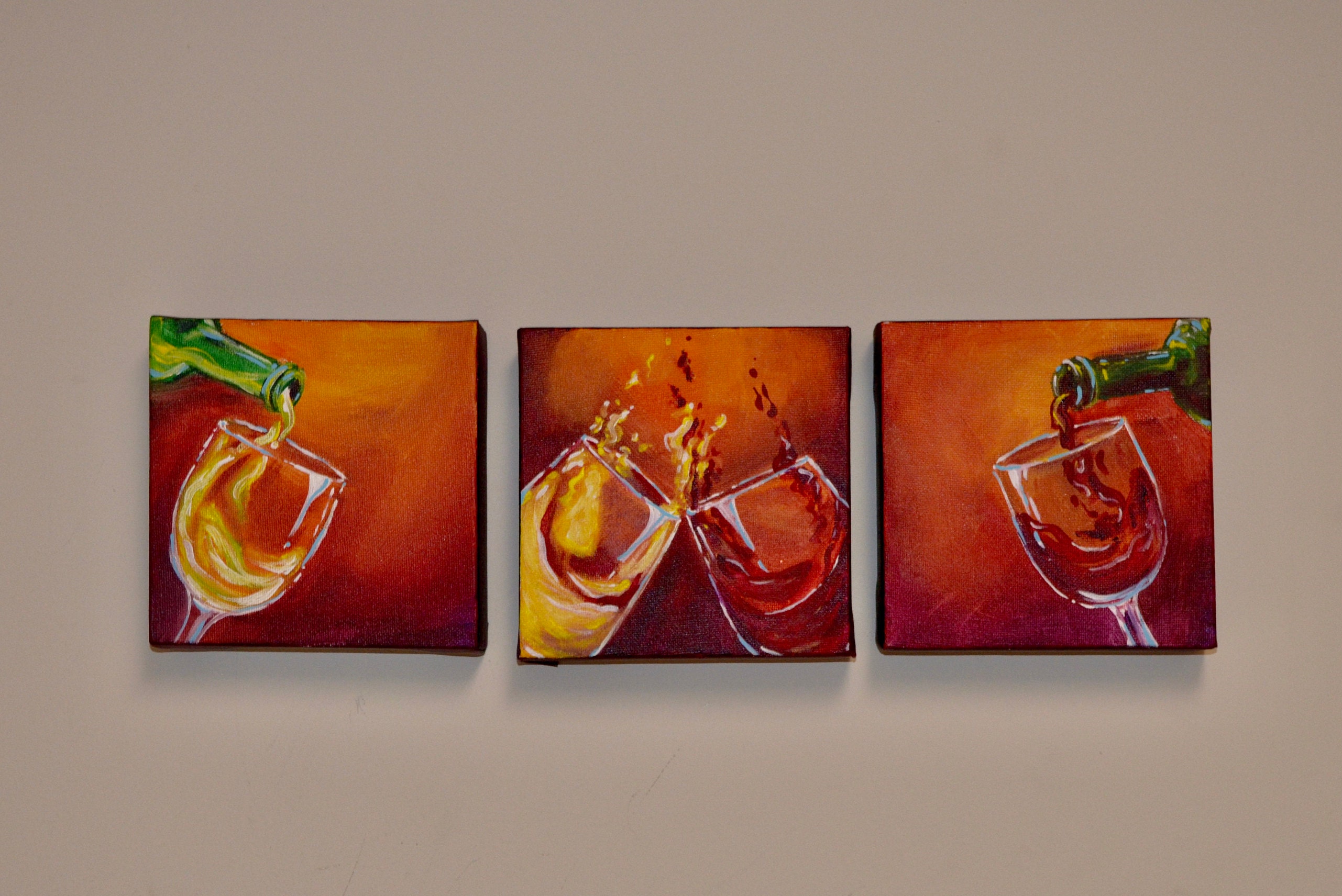 Wine Decorations Wine Wall Art Wine Kitchen Art Wine Etsy Italia