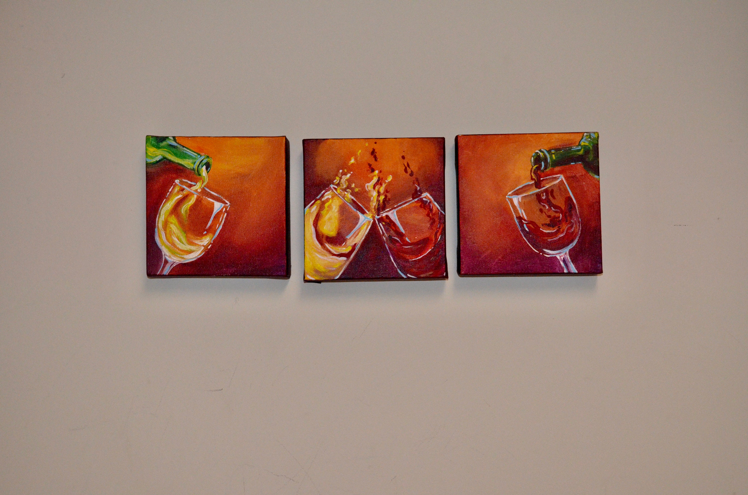 Wine Decorations Wine Wall Art Wine Kitchen Art Wine Etsy Italia