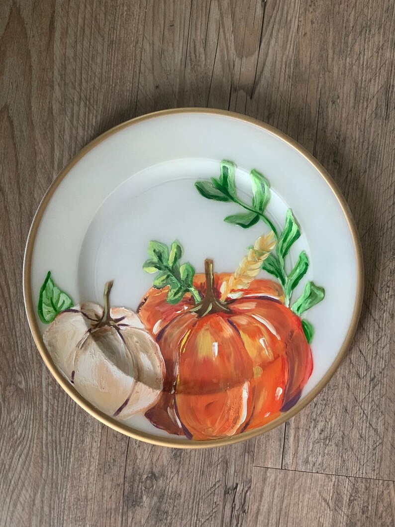 Fall Decor Plate, Decorative Fall Plate, Fall Decor, Home Decor, Fall