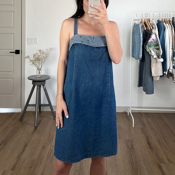 Vintage Denim Mini Dress