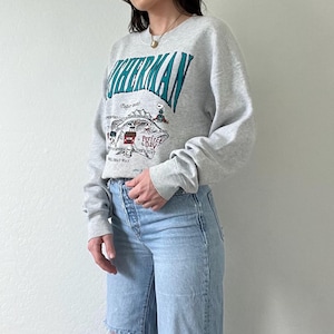 Vintage Graphic Fisherman Fishing Sweatshirt