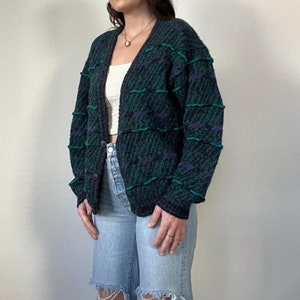 Vintage Coogi Style Cardigan Sweater