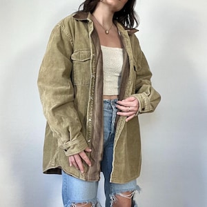 Vintage Corduroy Fleece Lined Jacket