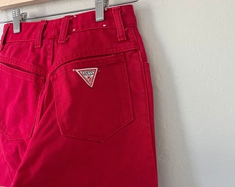 Waist 25 Vintage High Waisted Guess Jeans