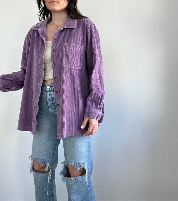 Vintage Wide Wale LLBean Corduroy Button Up - image 3