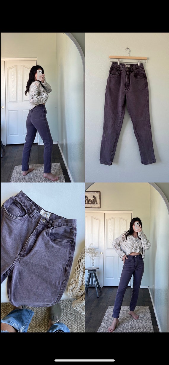 Waist 25 Vintage High Waisted Jeans - image 6