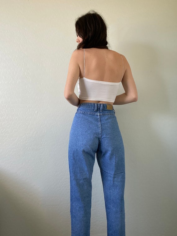 Waist 30 Vintage High Waisted Jeans - image 6