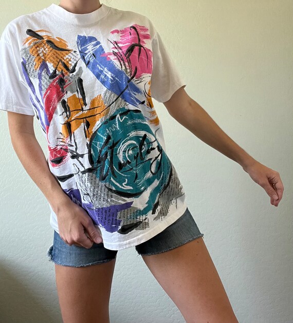 Vintage Abstract Tee - image 3