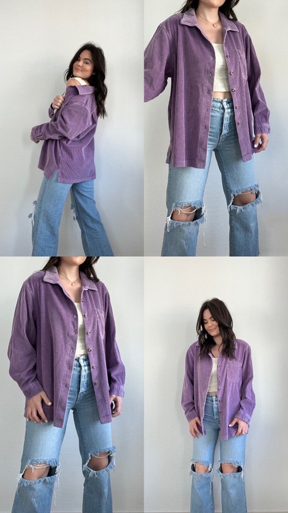 Vintage Wide Wale LLBean Corduroy Button Up - image 9