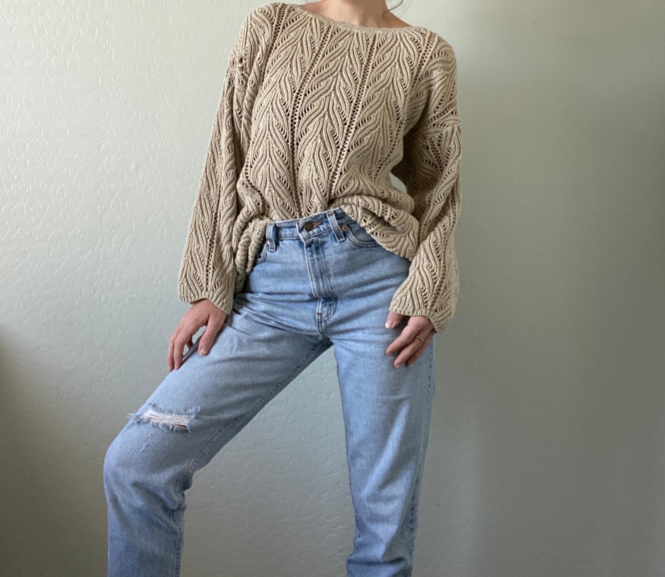 Oversized Sweater Vintage - Etsy