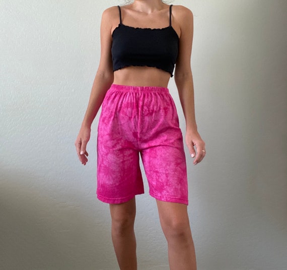 Vintage Tie Dye Biker Shorts