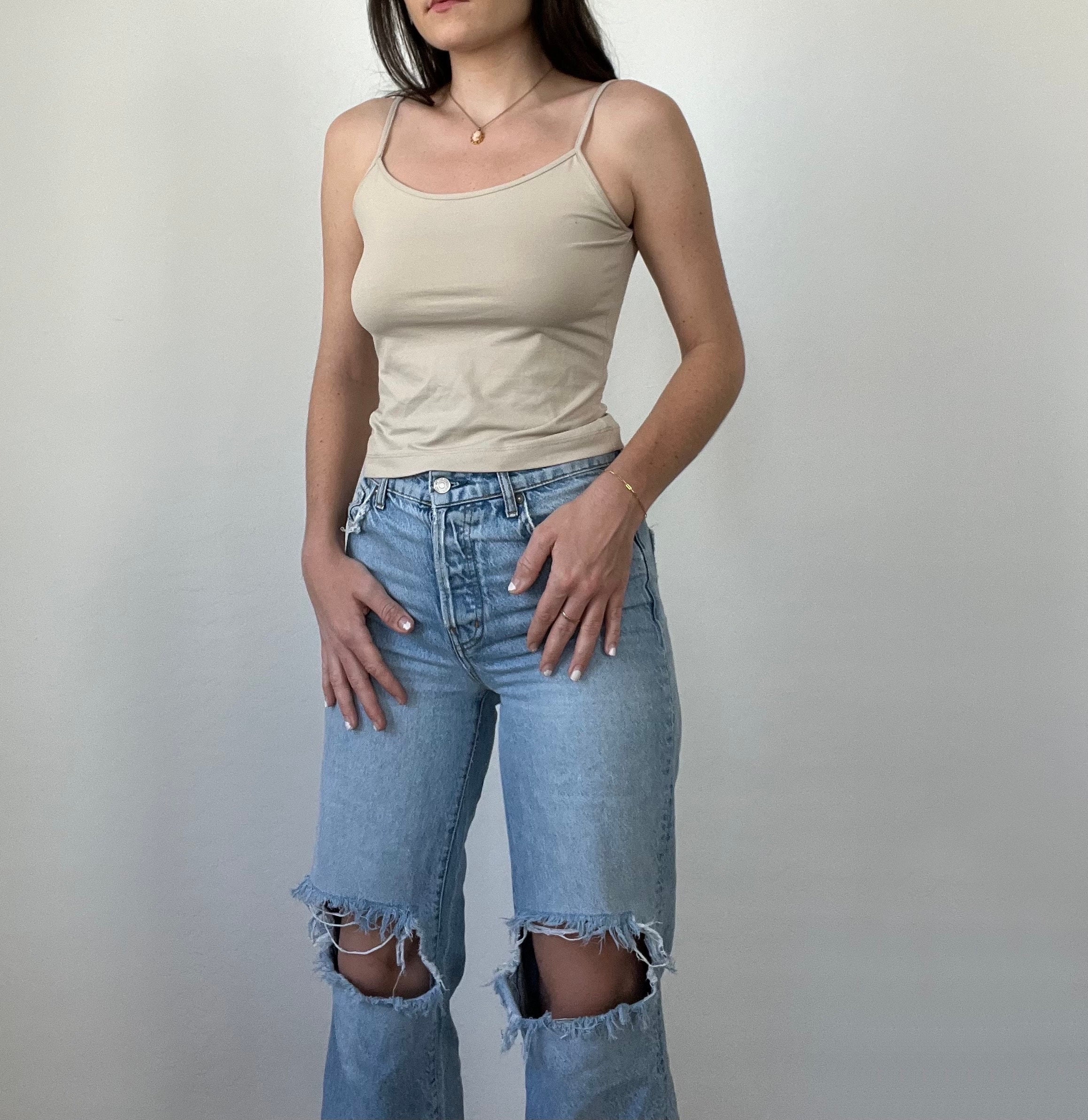 Vintage Nude Camisole Tank Top - Etsy