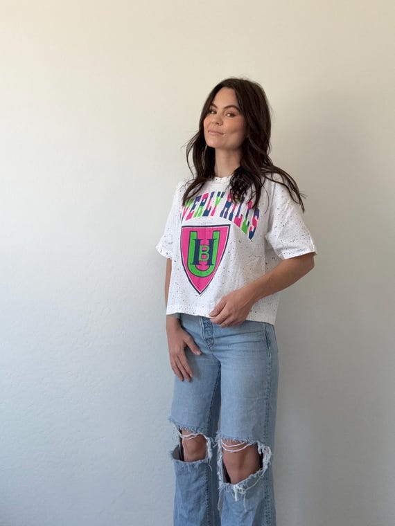 Vintage Graphic Beverly Hills Tee - image 8