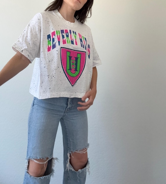 Vintage Graphic Beverly Hills Tee - image 7