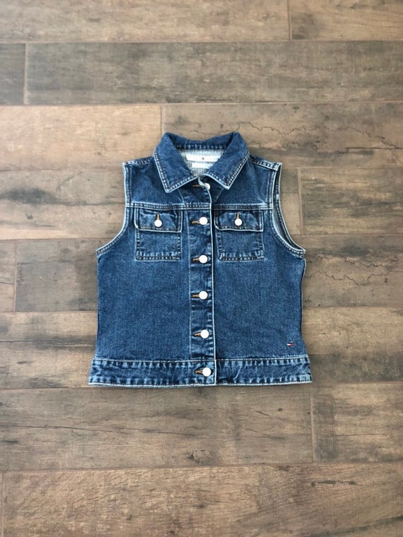 tommy hilfiger denim vest